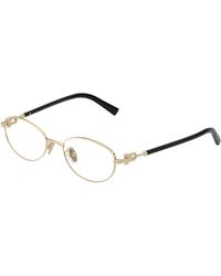 Tiffany & Co. - Tf1176D 6021 Optical Frames Metal Transparent Round Normal - Lyst