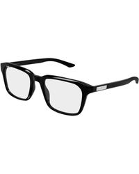 Gucci - Gg2081O 005 Optical Frames Acetate Transparent Squared - Lyst