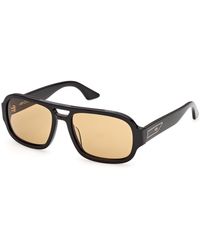 Gcds - Gd0080 01J Sunglasses Acetate Smoke Geometric Normal - Lyst