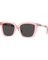 Burberry - Be4487 424987 Sunglasses Acetate Squared Normal - Lyst