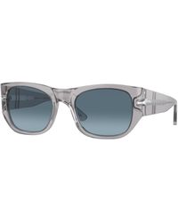 Persol - Po3308S 309/Q8 Sunglasses Acetate Squared Normal Shaded - Lyst