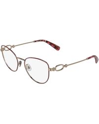 Longchamp - Lo2180 770 Optical Frames Metal Butterfly Normal - Lyst
