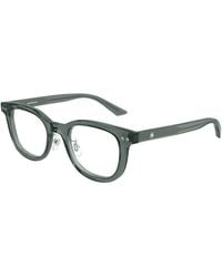 Montblanc - Mb0450Oj 008 Optical Frames Acetate Transparent Round - Lyst