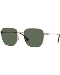 Burberry - Be3142 Drew 110971 Sunglasses Metal Squared Normal - Lyst