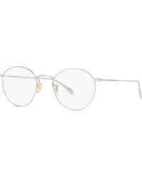 Oliver Peoples - Ov1186 Coleridge 5036 Optical Frames Metal Transparent Pantos Normal - Lyst