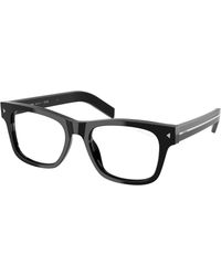 Prada - Pr A17S 16K60K Sunglasses Acetate Transparent Squared Anti- Light - Lyst