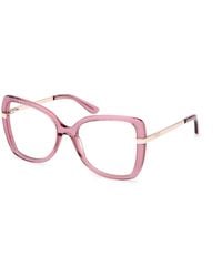Guess - Gu50245 081 Optical Frames Acetate Butterfly Normal - Lyst