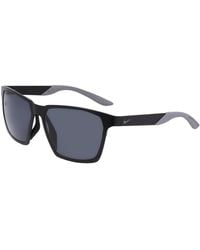 Nike - Maverick Valor If0963X 010 Sunglasses Metal Grigio Squared Normal - Lyst