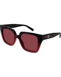 Gucci - Gg2102S 004 Sunglasses Injected Butterfly - Lyst