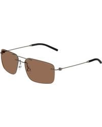 Moncler - Me4003 Doppler 100273 Sunglasses Steel Squared Normal - Lyst