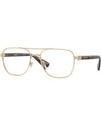 Burberry - Be1396 1109 Optical Frames Metal Pilot Normal - Lyst