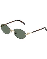 Tiffany & Co. - Tf3104D 623882 Sunglasses Metal Round Normal - Lyst