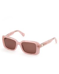 MAX&Co. - Mo0162 74E Sunglasses Squared Normal - Lyst