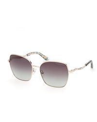 Guess - Gm00047 32P Sunglasses Metal Squared Normal - Lyst