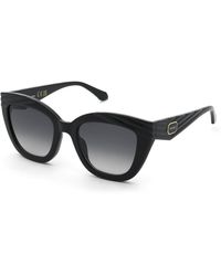 Twinset - Stw100N 0Z42 Sunglasses Injected Smoke Butterfly Normal Nuanced - Lyst