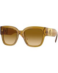 Versace - Ve4437U 53472L Sunglasses Acetate Pillow Normal Shaded - Lyst