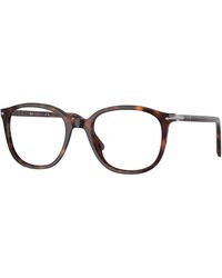 Persol - Po3317V 24 Optical Frames Acetate Transparent Pillow Normal - Lyst