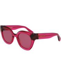 Longchamp - Lo750S 654 Sunglasses Acetate Round Normal Normal - Lyst