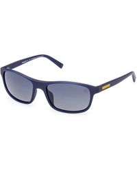 Timberland - Tb00057-H 91D Sunglasses Injected Smoke Squared Polarized - Lyst