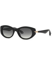 Roberto Cavalli - Src173M 700 Sunglasses Acetate Smoke Geometric Normal Nuanced - Lyst