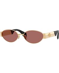 Versace - Ve2301 152369 Sunglasses Metal Round Normal - Lyst