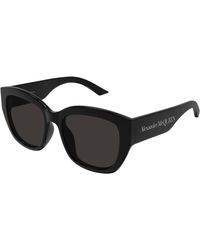 McQueen - Am0451Sa 001 Sunglasses Acetate Butterfly - Lyst