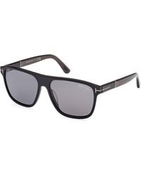 Tom Ford - Ft1081-N Frances 01D Sunglasses Acetate Squared Polarized - Lyst