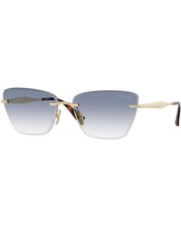 Vogue Eyewear - Vo4332S 848/19 Sunglasses Metal Cat Eye Normal Nuanced - Lyst