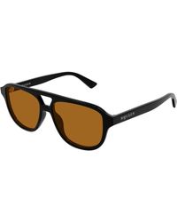 McQueen - Am0573S 003 Sunglasses Acetate Pilot - Lyst