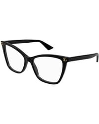 Gucci - Gg1817O 001 Optical Frames Acetate Transparent Cat Eye - Lyst