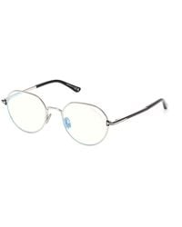 Tom Ford - Ft6127-B 016 Optical Frames Metal Round Normal - Lyst
