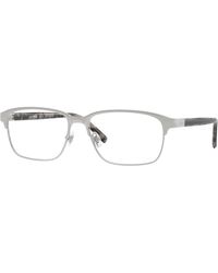 DIESEL - Dl5014 1001 Optical Frames Metal Transparent Squared Normal - Lyst