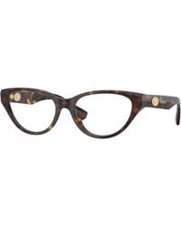 Burberry - Be2467 3002 Optical Frames Acetate Transparent Cat Eye Normal - Lyst
