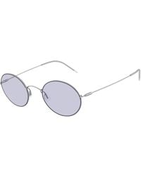 Giorgio Armani - Ar6115T 30451A Sunglasses Titanium Round Normal - Lyst