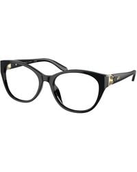 Ralph Lauren - Rl6235Qu 5001 Optical Frames Acetate Transparent Cat Eye Normal - Lyst