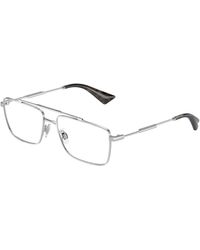 Dolce & Gabbana - Dg1354 05 Optical Frames Metal Transparent Squared Normal - Lyst