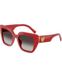 Dolce & Gabbana - Dg4538 30888G Sunglasses Acetate Squared Normal Nuanced - Lyst