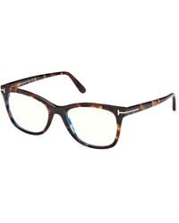 Tom Ford - Ft5986-B 052 Optical Frames Acetate Squared Normal - Lyst