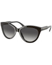 Michael Kors - Mk2158 Makena 35658G Sunglasses Plastic Cat Eye Normal Shaded - Lyst