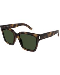 Saint Laurent - Sl 507 003 Sunglasses Acetate Squared Normal - Lyst