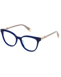 Furla - Vfu832 03Gr Optical Frames Acetate Butterfly - Lyst
