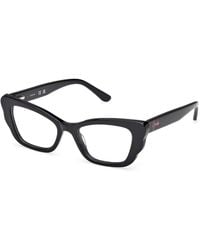 Guess - Gu50264 001 Optical Frames Acetate Squared Normal - Lyst