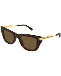 Bottega Veneta - Bv1369S 002 Sunglasses Acetate Squared - Lyst