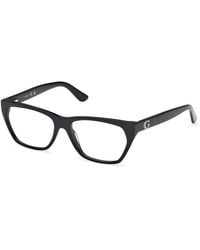 Guess - Gu50234 001 Optical Frames Acetate Geometric Normal - Lyst