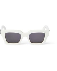 Off-White c/o Virgil Abloh - Oeri008 Virgil 0107 Dark Sunglasses Acetate Squared Normal - Lyst