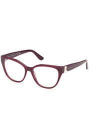 Guess - Gm50061 71 Optical Frames Acetate Cat Eye Normal - Lyst