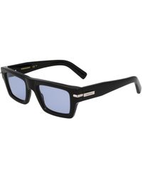 Ferragamo - Sf2034S 006 Sunglasses Acetate Squared Normal - Lyst