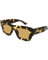 Bottega Veneta - Bv1357S 003 Sunglasses Acetate Squared - Lyst
