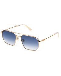 Police - Splp34 Horizon 13 300 Sunglasses Metal Geometric Normal Nuanced - Lyst