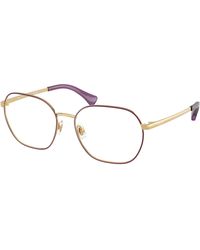 Ralph Lauren - Ra6051 9367 Optical Frames Metal Geometric Normal - Lyst